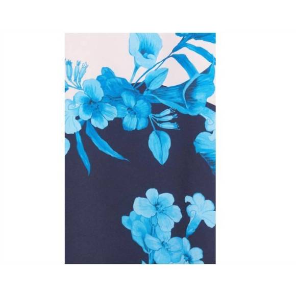 NEW TED BAKER floral asymmetrical satin midi skirt in pink - Picture 5 of 5